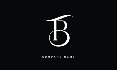 Sticker - BF, FB, B, F Abstract Letters Logo Monogram