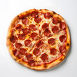 © Oksana_Latysheva - Pepperoni pizza top view isolated on white background