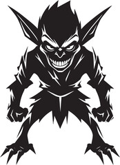 Poster - DiabolicalDwarf Cartoon Evil Goblin GoblinGloom Dynamic Vector Icon