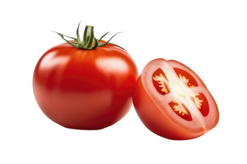 Wall Mural - tomato isolated on transparent background