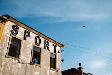 Wall Mural - Realistic view of house in Porto, Portugal