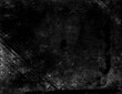 Black scratched grunge background, obsolete scary texture