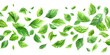 Green flying leaves , background , wallpaper , pattern , wind