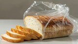 Fototapeta  - Sliced bread in plastic bag