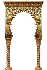 Wall Mural - Ornamental carved arch in Indian or Arabic style