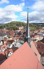 Sticker - Blick von der Kirche St. Georg in Schmalkalden