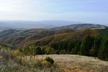 Wall Mural - mountain landscape in autumn