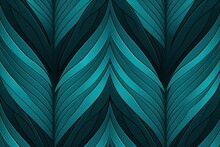 Symmetric Turquoise Circle Background Pattern 
