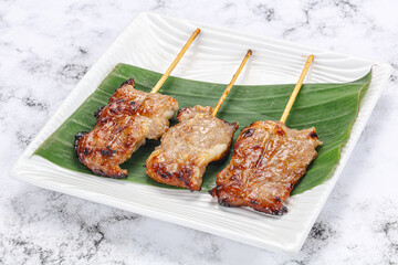 Thai cuisine - grilled pork skewer