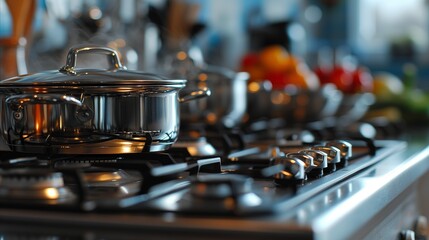 Stove Top With Pot