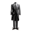a suit on a mannequin