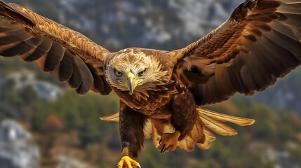 Wall Mural - eagle in flight