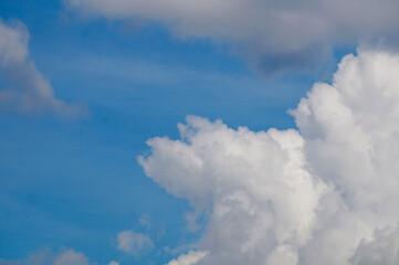 beautiful view of blue sky and clouds background