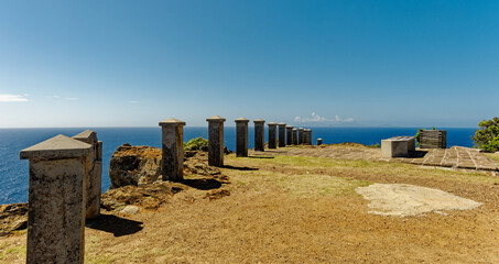 Sticker - Ruins of Old Fort on Antigua