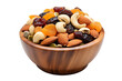© JetHuynh - Top side closeup macro view of Bowl of dry fruits, on a white isolated background PNG