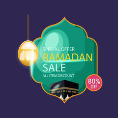 Poster - Special ramadan offer, ramadan sale