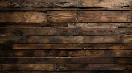 Canvas Print - Brown wooden texture flooring background