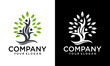 Creative family Human Tree Creative Concept Logo Design Template. Abstract eco human tree logo design vector template, Family tree concept icon logo template.