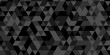 	Seamless geometric pattern square shapes low polygon backdrop background. Abstract geometric wall tile and metal cube background triangle wallpaper. Gray and black polygonal background.