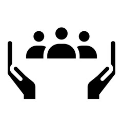 Sticker - people icon, group