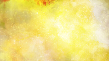 Abstract bright texture of yellow and white paint background.  Summer backdrop. yellow watercolor smooth paint old texture painting background. 