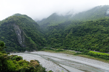 Sticker - Scenic view of Taroko National Park in Taiwan