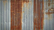 old rusted textured corrugated sheet background, Old zinc wall texture background. Rusted galvanized ,  texture surface of rusty on galvanize metal 