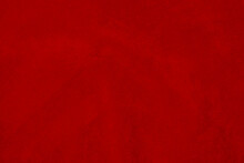Dark Red Velvet Fabric Texture Used As Background. Silk Color Scarlet Fabric Background Of Soft And Smooth Textile Material. Crushed Velvet .luxury Dark Tone For Silk.