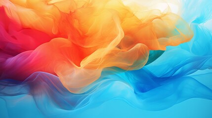 Fresh and beautiful colors abstract background with gradient and swirl patterns
