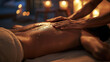 © Argun Stock Photos - Close-up of a young woman having a massage in a spa