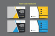 Business Post card Template Design