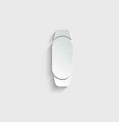 fitness tracker icon vector smart watch icon