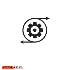 Re repair icon design vector graphic of template, sign and symbol