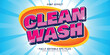 clean and clear car wash style font effect