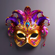© DesiArt - Decorative party face mask on isolated background - ai generative