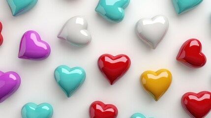 Poster - heart shaped candy