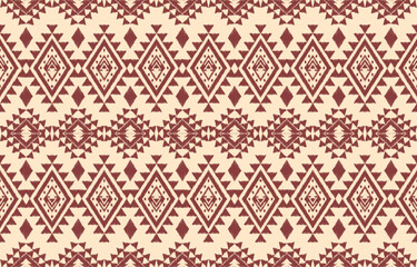  Ethnic abstract ikat art. Aztec ornament print. geometric ethnic pattern seamless  color oriental.  Design for background ,curtain, carpet, wallpaper, clothing, wrapping, Batik, vector illustration.