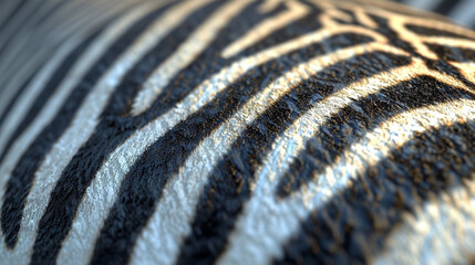 Wall Mural - Zebra skin background.