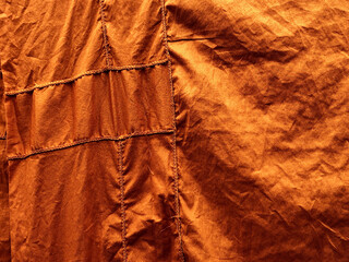 Canvas Print - orange fabric texture. useful as background