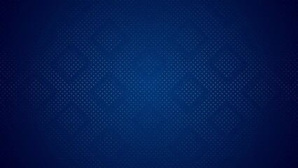 Wall Mural - background dot halftone dark blue soft gradient for loop playback 4k 60fps