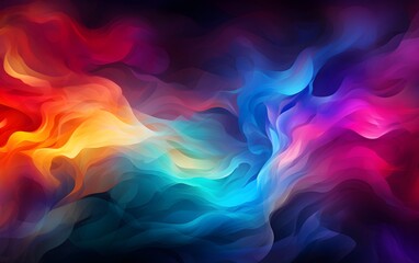 Wall Mural - Abstract colored background. Smoke wallpaper.