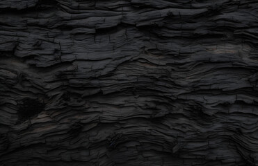 Aufkleber - Old vintage rustic aged antique wooden texture Dark black wood background