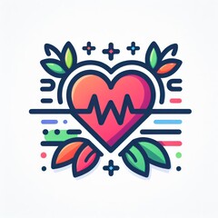 Wall Mural - Valentine ' S Day icon heart