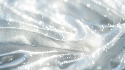  Glamorous Silver Satin with Sparkle for Fashion and Weddings
