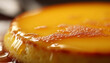 Freshness and sweetness in a ready to eat caramel custard dessert generated by AI