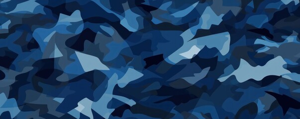 Wall Mural - Navy camouflage pattern design poster background 