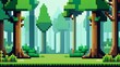 green forest pixel ai generated