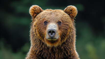 brown bear portrait