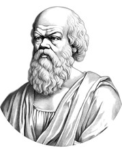 Socrates Was A Greek Philosopher From Athens Who Is Credited As The Founder Of Western Philosophy, Generative AI