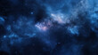 Starry cosmic nebula in deep space.